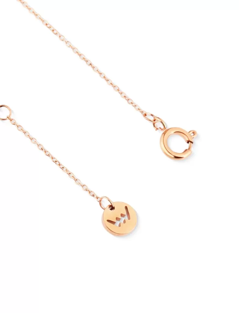 Vuch Ederne Rose Gold Necklace Rosegold Discount