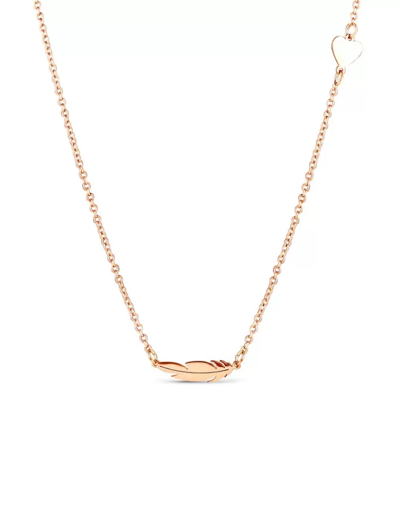 Vuch Joceline Rose Gold Necklace Rosegold Store