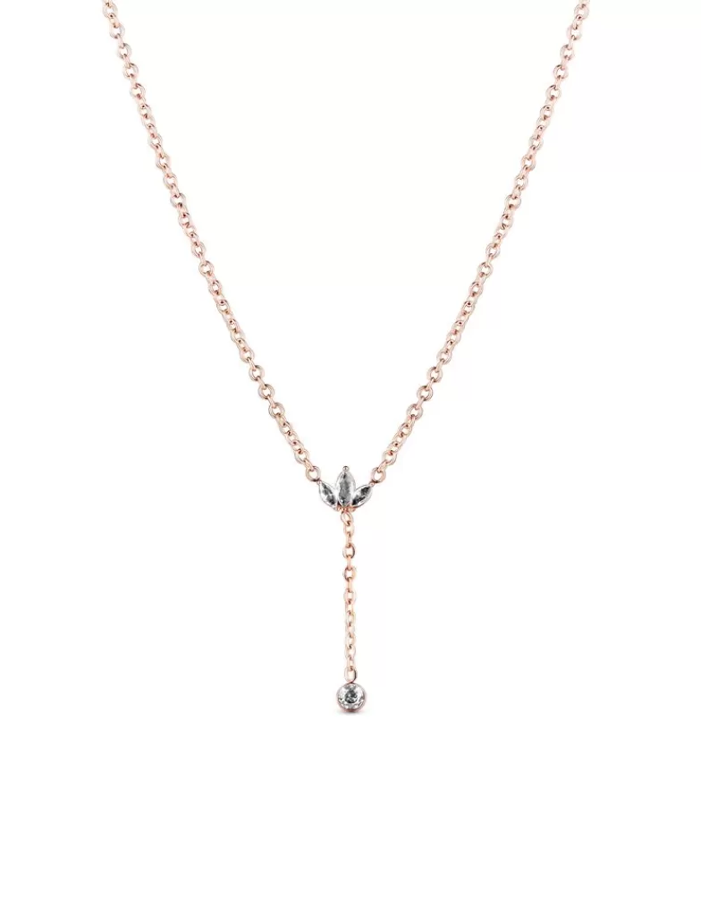 Vuch Krystel Rose Gold Necklace Rosegold Hot